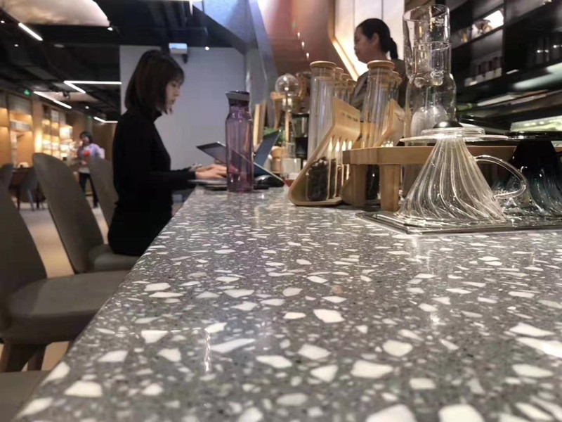 現澆水磨石台麵