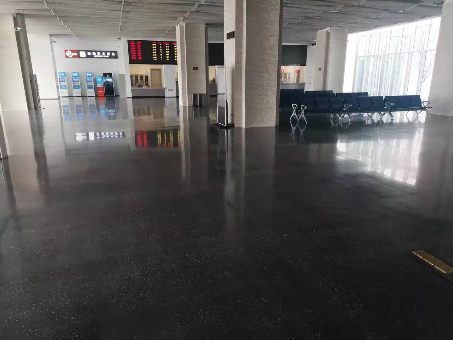 大廳水磨石地麵圖片