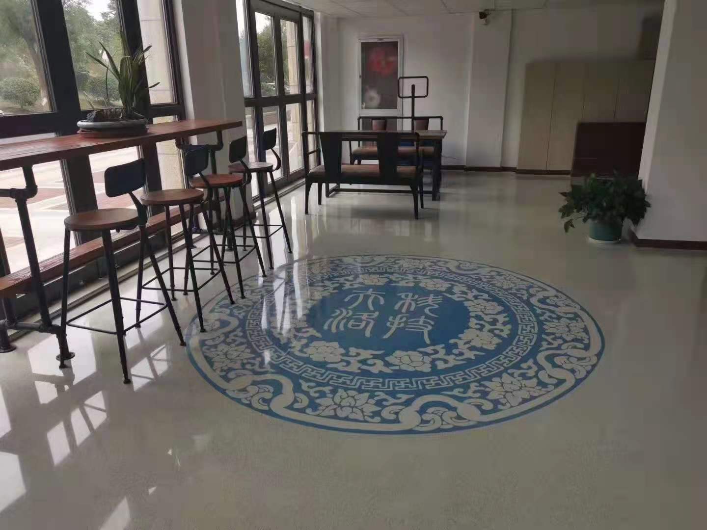 最漂亮的家庭大廳水磨石地麵圖案