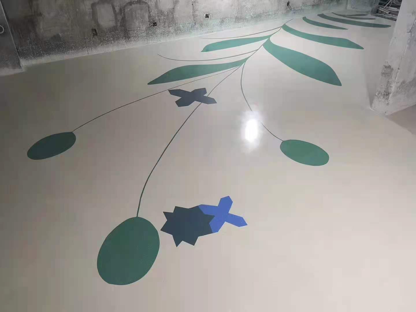 最漂亮的家庭大廳水磨石地麵圖案