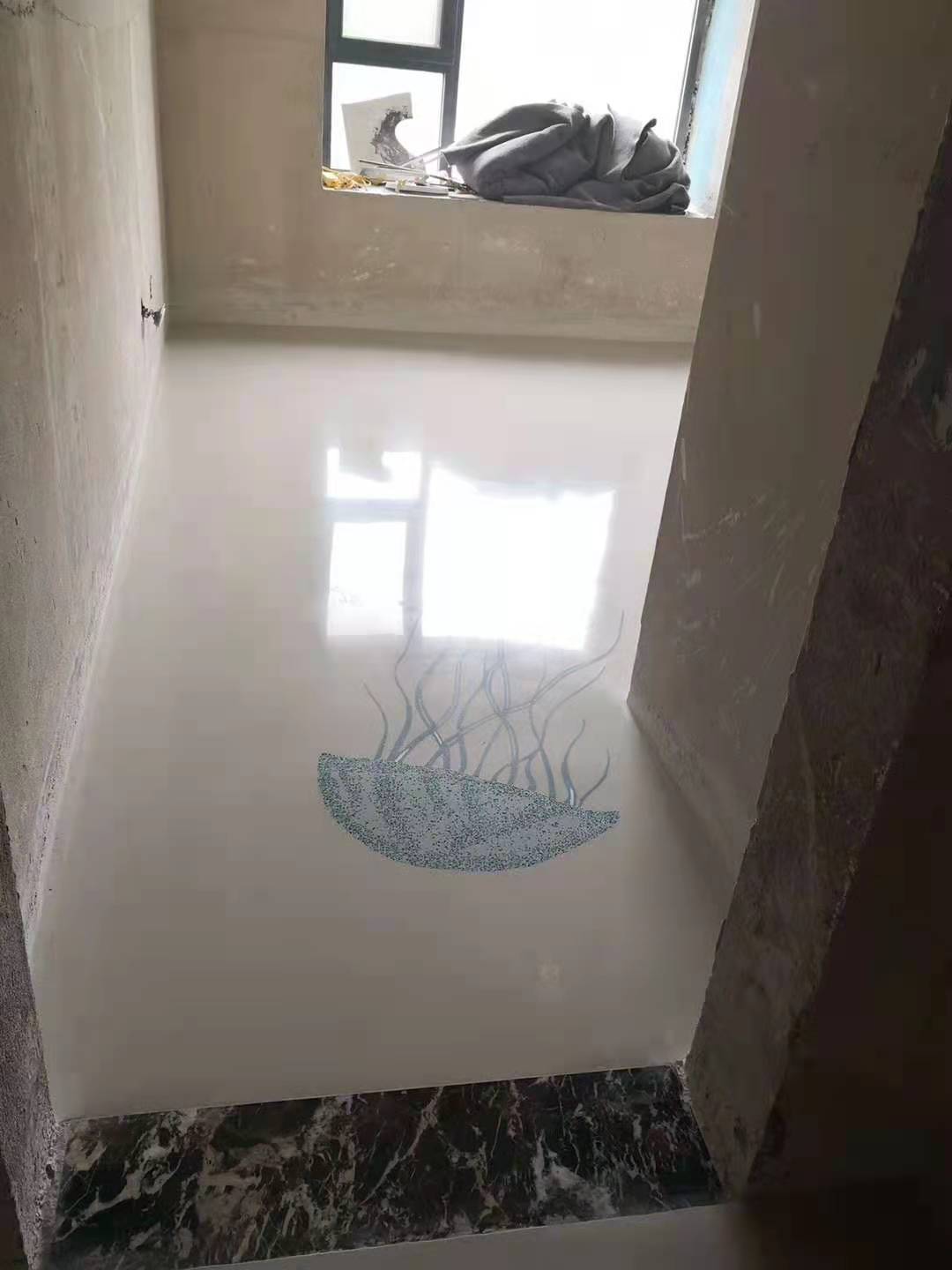 最漂亮的家庭大廳水磨石地麵圖案
