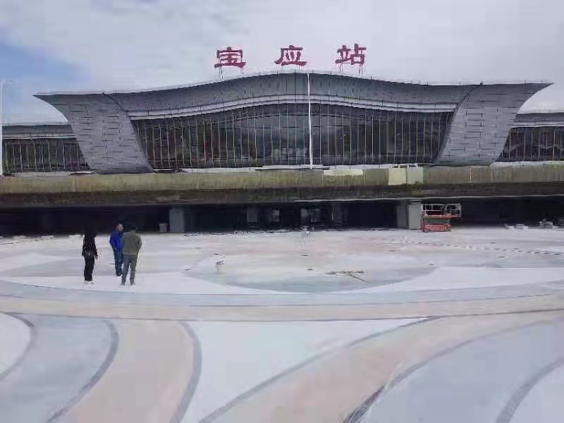 無機磨石花壇