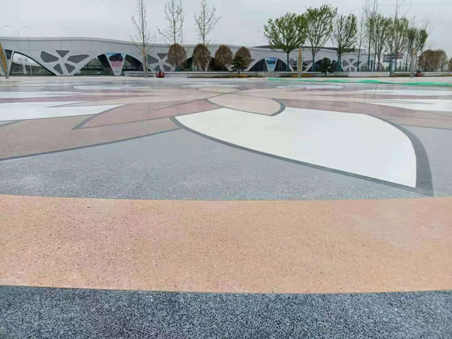 室外無機磨石